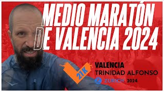 ¡MEDIO MARATÓN DE VALENCIA 2024 Más difícil de lo que pensaba [upl. by Urban]