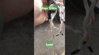 Rope Splicing Making an Eyelet [upl. by Bigot561]