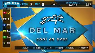 Dabster Wins the Harry F Brubaker Stakes Race 7 at Del Mar 82218 [upl. by Jinny696]