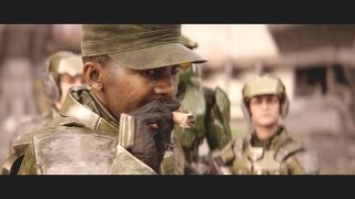 Sgt Johnson Halo 2 Anniversary Cutscenes Remastered by Blur Studios 1080p  60fps [upl. by Vito603]