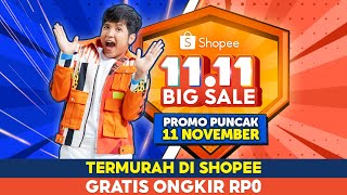 Ikuti Flash Sale 1000 iPhone amp 5 Mobil hanya di Shopee 1111 Big Sale Promo Puncak 11 Nov [upl. by Kenzie]