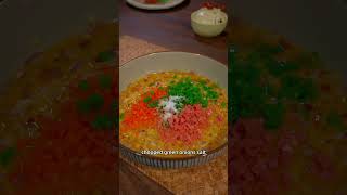 Onion egg pancake simple and delicious to make OnionPancake foodtutorial chinesecookingstyle [upl. by Oirretno]