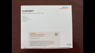 CLINITEST Covid19Selbsttest NRWSchultest [upl. by Rhynd]