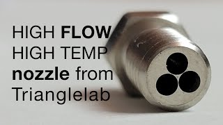 High Flow nozzle from Trianglelab [upl. by Xel815]