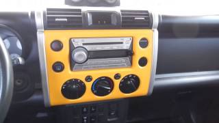 2007 Toyota FJ Cruiser Yellow  STOCK L045003  Interior [upl. by Annorah]