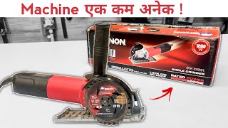 ENON  Angle Grinder With Circular Saw XE  4002  Best Angle Grinder In India  Unbox In Hindi [upl. by Stoecker]