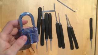 Schloss knacken Lockpicking für Anfänger  Tutorial  Deutsch  German [upl. by Naivatco]