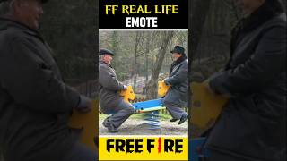 Real Life Emote In Free Fire 😱 shorts freefire trending [upl. by Rycca]