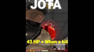 Jota Vs Luqueta Character  Luqueta Vs Jota Ability Test  Free Fire [upl. by Risley]