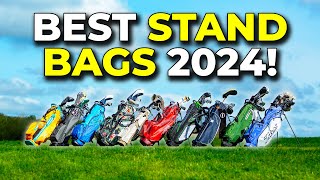 BEST GOLF STAND BAGS 2024  OVER 15 MODELS TESTED [upl. by Aldarcie]