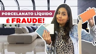 Porcelanato Líquido É Fraude • Larissa Reis Arquitetura [upl. by Hemphill]