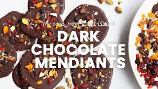 DARK CHOCOLATE MENDIANTS [upl. by Aiekam537]