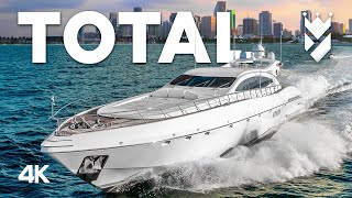 Is THIS the perfect South Florida yacht quotTOTALquot Mangusta 108 For Sale [upl. by Hoes]