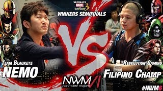 NWM6 UMvC3 Top16 WSF  BENEMO NOVSTRSPE vs RGFilipino Champ MAGDORDRD [upl. by Nnylatsyrk]