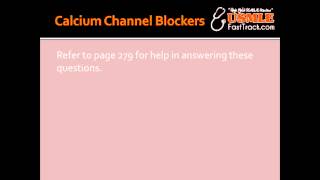 Calcium Channel Blockers  Nifedipine Verapamil Diltiazem amp Amlodipine [upl. by Akelahs]