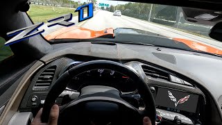 My 900hp C7 ZR1 Rips FULL Throttle First Drive POV [upl. by Amolap]