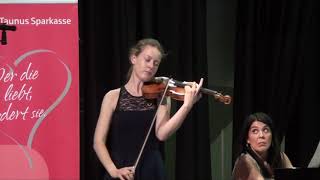 Brockmann Josefine Violine Zigeunerweisen Op 20 von Pablo de Sarasate [upl. by Nosreip]