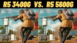 RYZEN 5 3400G vs RYZEN 5 5600G  RTX 3060 in 13 GAMES [upl. by Raff62]