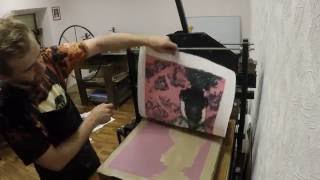 Colour lithography printing [upl. by Patman]