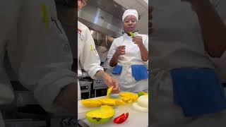 Day 82 culinaryschool food culinaryinstitute viralvideo of Culinary School in New York City [upl. by Eanej]