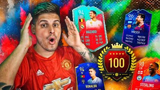 RECOMPENSAS TOP 100 FUT CHAMPIONS MUY COLORIDAS  FIFA 20 [upl. by Squier258]