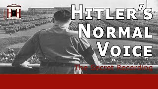 The Only Secret Recording of Hitlers Normal Voice  The HitlerMannerheim Recording [upl. by Jenni]