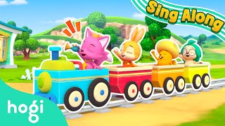 Train Song Down by the Station｜Chug Chug Toot Toot 🚂｜Sing Along with Hogi｜Pinkfong amp Hogi [upl. by Anastice521]