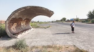 These Bizarre Communist Era Bus Stops Show How Surprisingly Far Out Soviet Design Really Was [upl. by Lehcim]