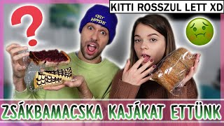 ZSĂKBAMACSKA KAJĂKAT ETTĂśNK KITTIVEL đź± Kitti rosszul lett xD [upl. by Dyke]