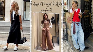 quot4 Stylish Ways to Rock a Waistcoat for Women  Fashion Tips amp Outfit Ideasquot [upl. by Ardnnek]