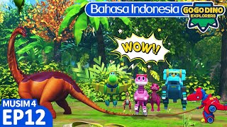 【GOGODINO EXPLORERS II】EP12 Ekor Si Diplodocus Yang Penuh Bakat  Kartun Anak  Lagu  Indonesia [upl. by Arley751]