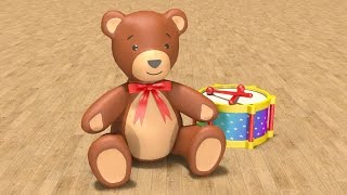 Educational cartoons for children babies 1 year Learn baby toys in English [upl. by Burne]