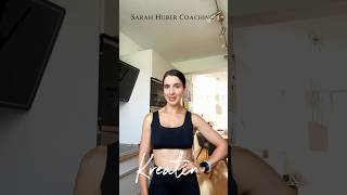 Basics zu Kreatin• für meine Coachees by SARAH HUBER COACHING• fitnesstips fitnesstrainer [upl. by Delmore115]