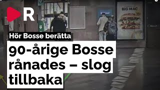 90årige Bosse slog tillbaka mot rånarna quotJag är en gammal militärquot [upl. by Theodoric913]