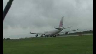 China Airlines Boeing 747 taking off [upl. by Kaylee]