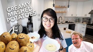 Making GORDON RAMSAYS MASHED POTATOES Pomme Purée [upl. by Ydnic]