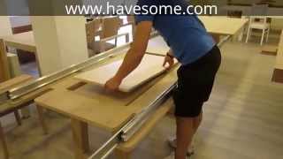 Mega Extendable Dining Table [upl. by Yntruoc104]