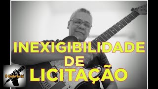 DIREITO ADMINISTRATIVO  INEXIGIBILIDADE DE LICITAÇÃO [upl. by Jasisa]