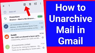 Gmail Ka Archives Messages Kaise Dekhe  How to Find Archived Emails in Gmail [upl. by Arman]