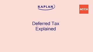 Deferred Tax Explained [upl. by Uella]