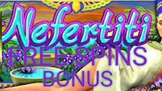 Nefertiti Slot Machine FREE SPINS [upl. by Llenej]