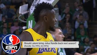 Lakers playing Julius Randle at center is scary  NBA Countdown  ESPN [upl. by Francklin804]