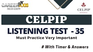 Celpip Listening Mock Test  Celpip Listening Test Practice With Answers [upl. by Eive]