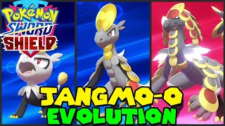 Evolving JANGMOO to KOMMOO in Pokemon Sword amp Shield [upl. by Thorin]