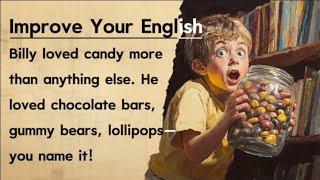 Improve Your English🔥  Graded Reader  Billy and the Candy Jar [upl. by Ailefo]