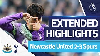 Extended Highlights  Newcastle United 23 Spurs  Ndombele Kane amp Son [upl. by Neira]