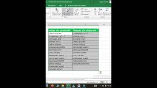 Comparer deux listes sur Excel apprendreexcel [upl. by Aleicarg]