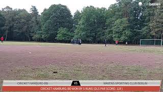 Live Cricket Match  Mavens Sporting Club Berlin vs Cricket HamburgBD  15Sep24 0830 AM 12 over [upl. by Razaile]