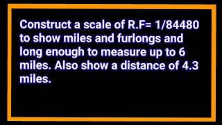 One miles plane scale I engineering graphic and drawing [upl. by Petrine]