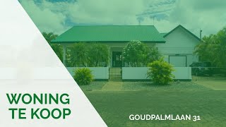 Goudpalmlaan 31 Palmvillage • 336 m² Laagbouw te Commewijne Suriname [upl. by Iegres365]